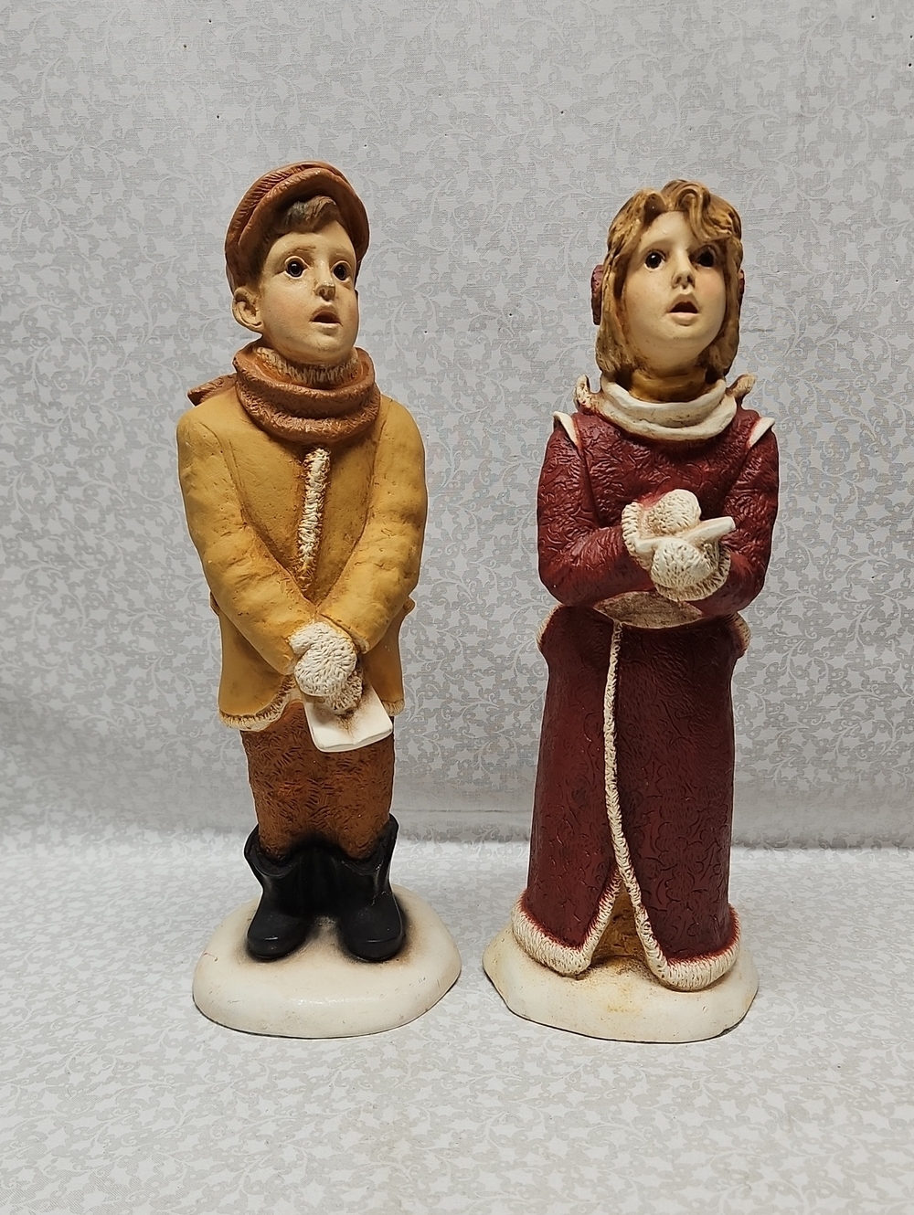 1988 Resin Christmas Carolers #889 #890